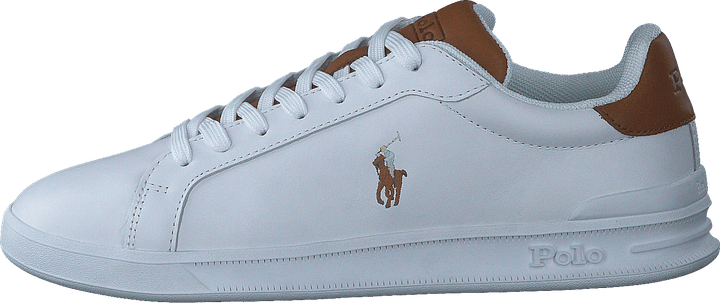 Sneaker Heritage Court II in pelle Bianco / Tan