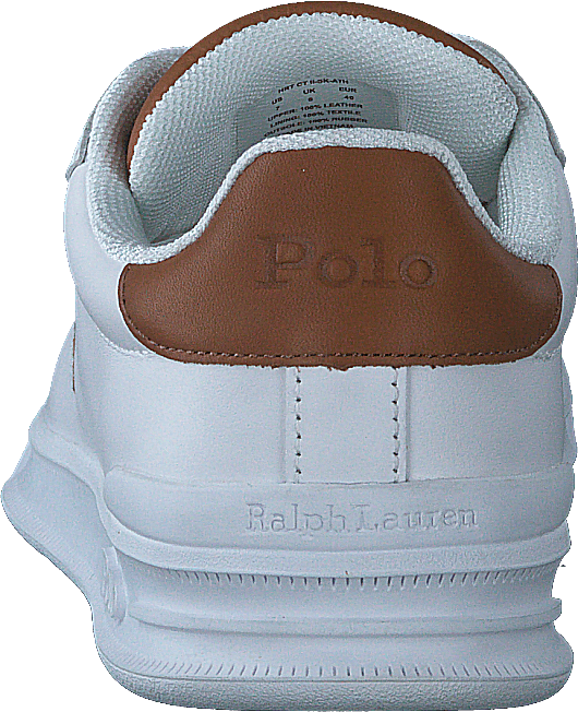 Sneaker Heritage Court II in pelle Bianco / Tan