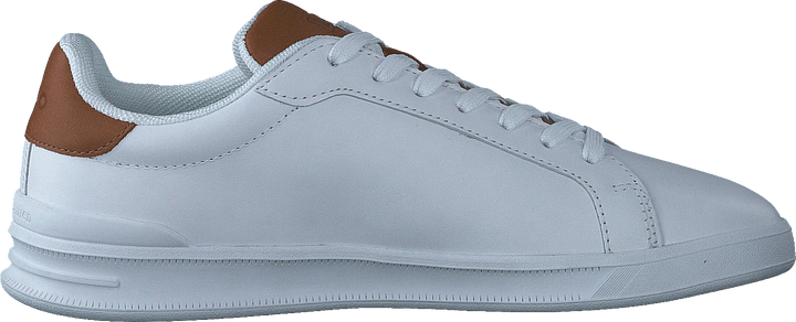 Sneaker Heritage Court II in pelle Bianco / Tan