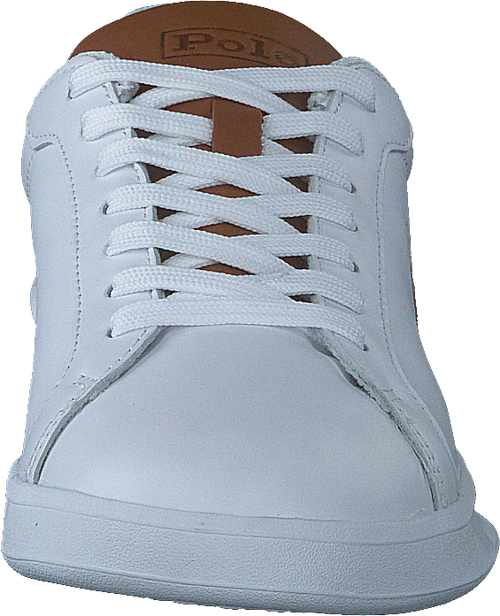 Sneaker Heritage Court II in pelle Bianco / Tan