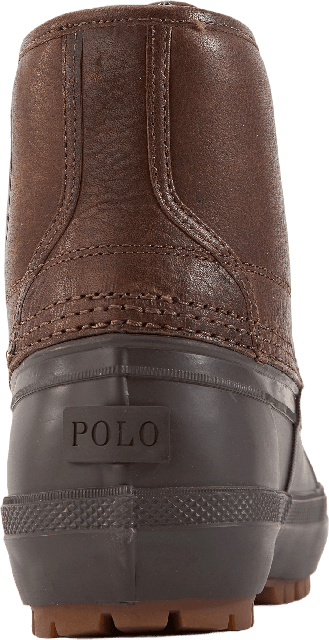 Stivale Claus in pelle bottalata marrone cioccolato / marrone scuro