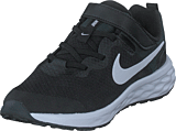 Detská obuv Revolution 6 Little Kids' BLACK/WHITE-DK SMOKE GREY