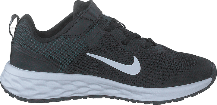 Detská obuv Revolution 6 Little Kids' BLACK/WHITE-DK SMOKE GREY