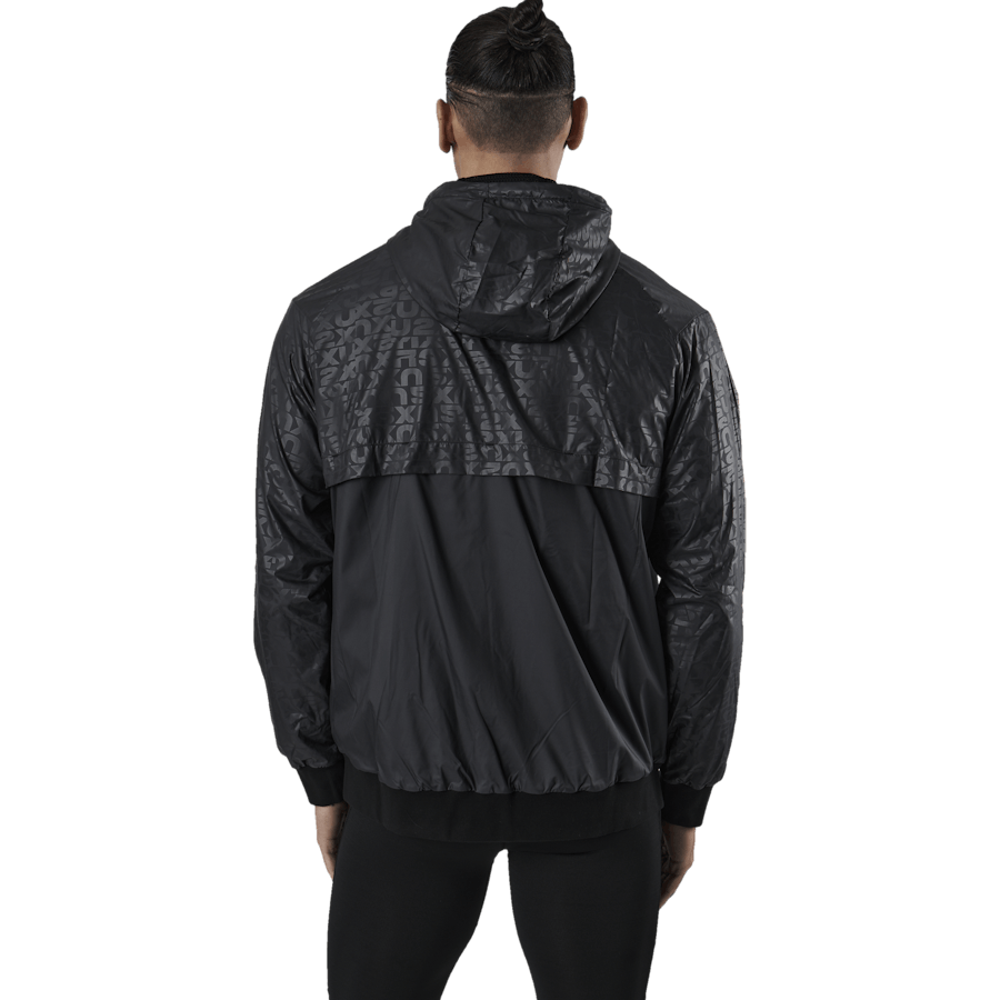 Coupe-vent Motion avec monogramme en relief/argent réfléchissant