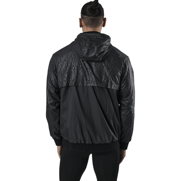 Coupe-vent Motion avec monogramme en relief/argent réfléchissant