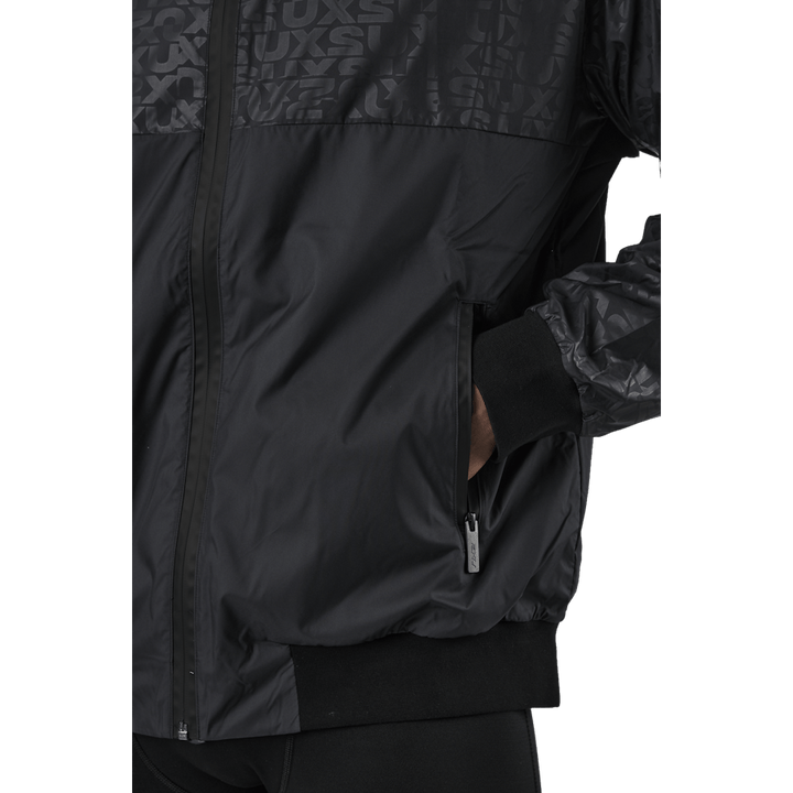 Coupe-vent Motion avec monogramme en relief/argent réfléchissant