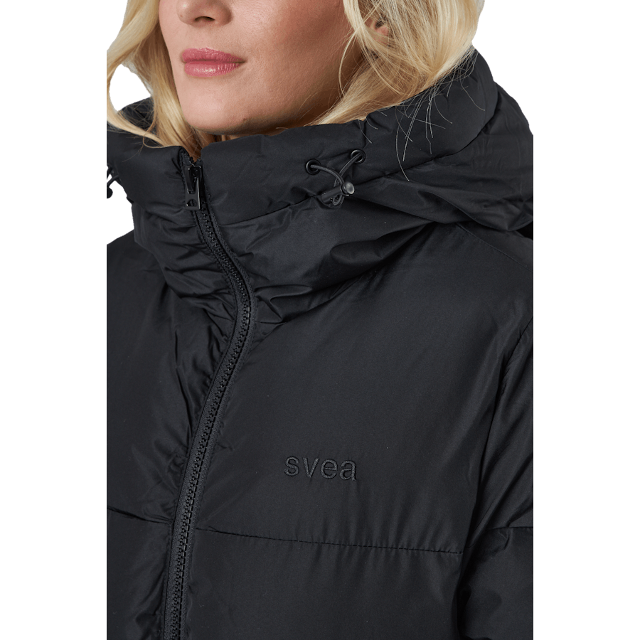 Veste courte à capuche rembourrée The Belt noire