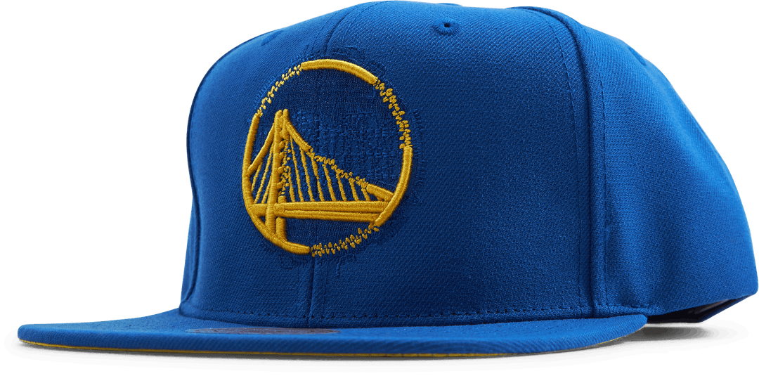 Warriors Embroidery Glitch Snapback