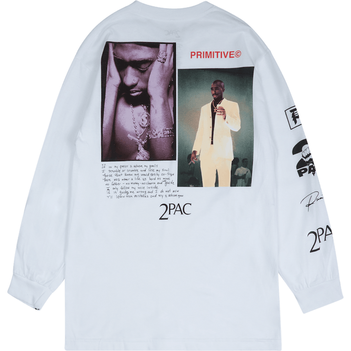 Stimme L/s Tee Weiß