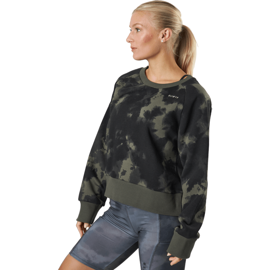 Clara Crewneck Cinder Tie Dye värjäys