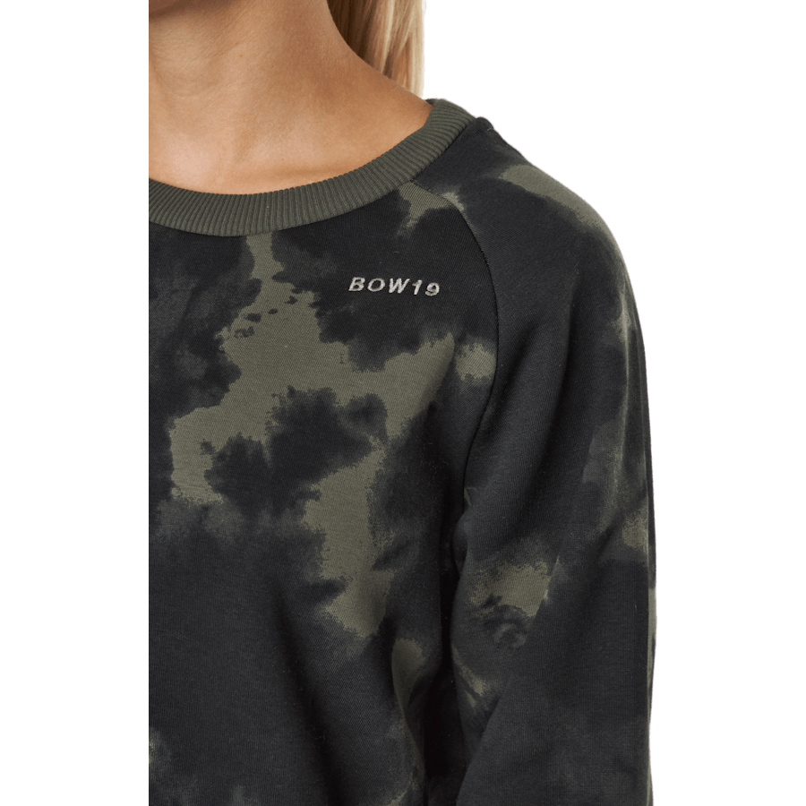 Clara Crewneck Cinder Tie Dye värjäys