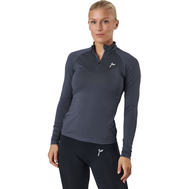 Essential Langarmshirt Dunkelgrau