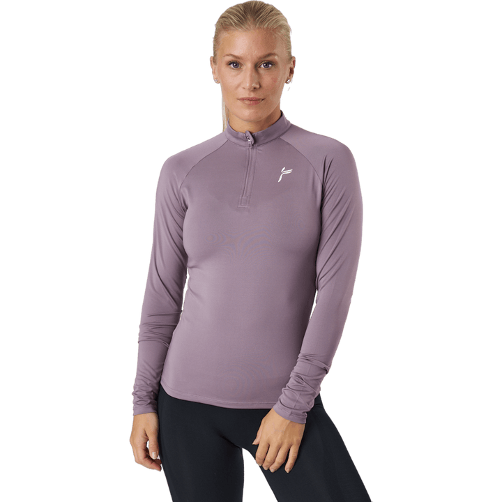 Essential Langarmshirt Dunkelrosa