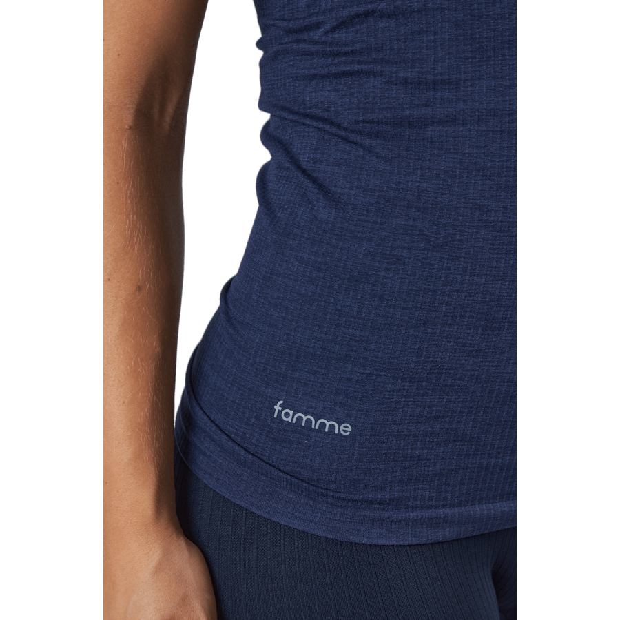 Power Tank Top Marineblau