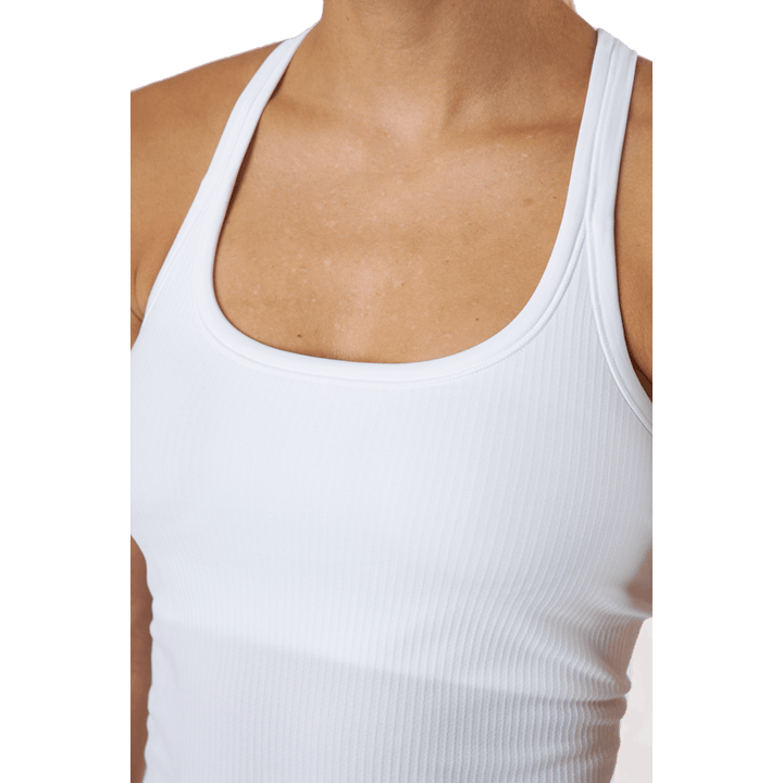 "Power Tank Top White