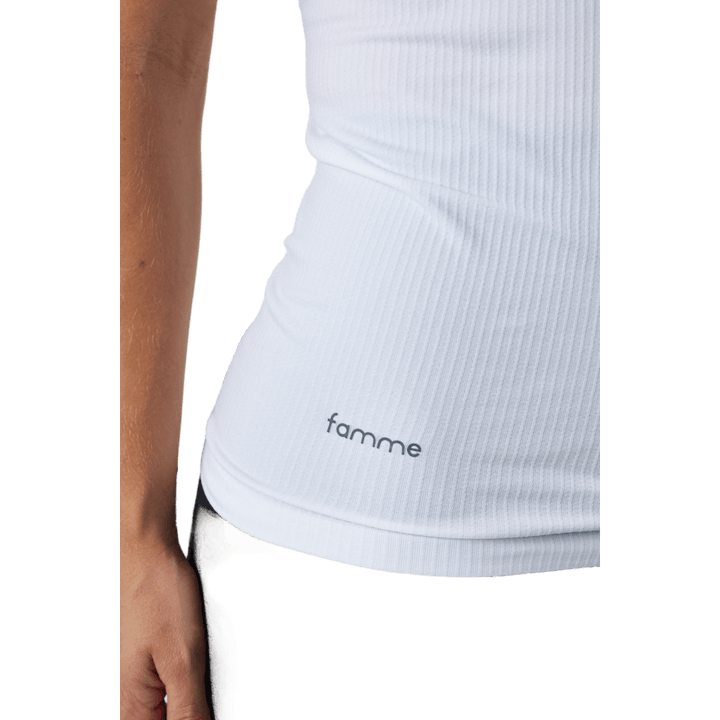 "Power Tank Top White