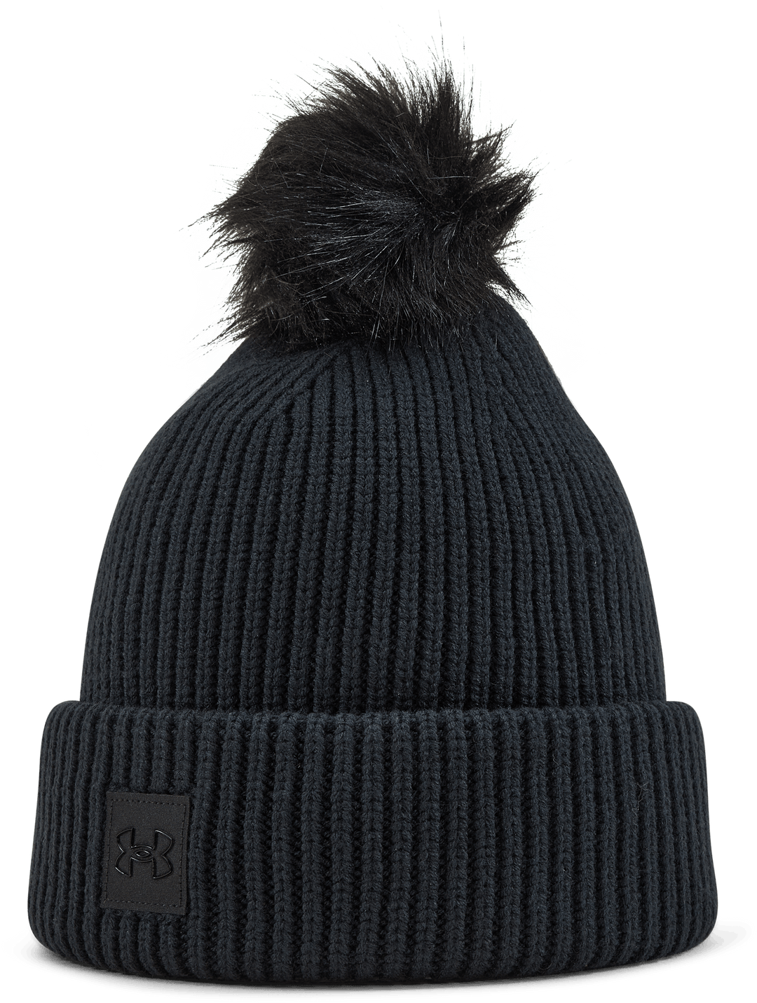 Ua Halftime Ribbed Pom Black