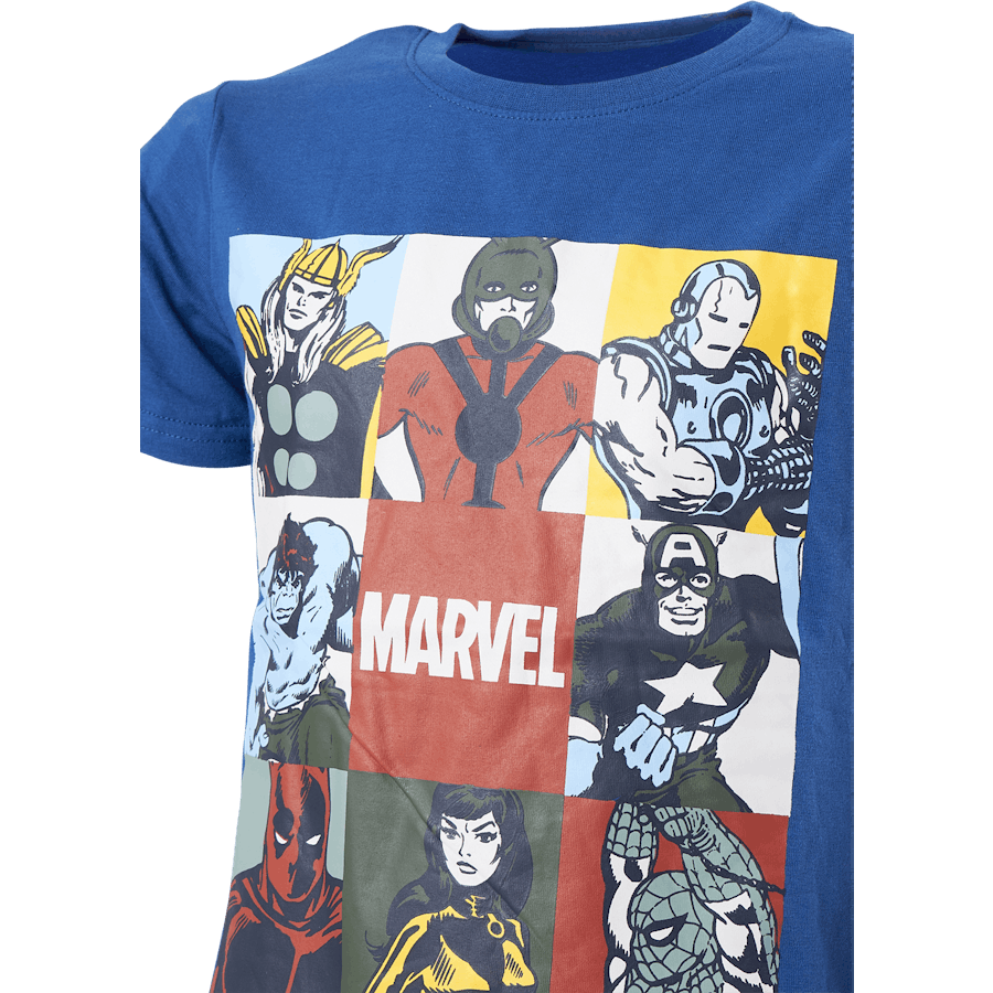 Haut à manches longues Nkmarthur Marvel Mar Nouvean Navy