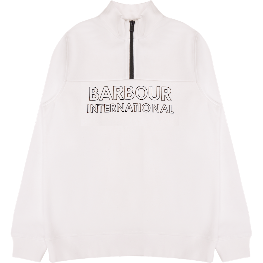 B.intl Halt Half Zip Garçon Blanc