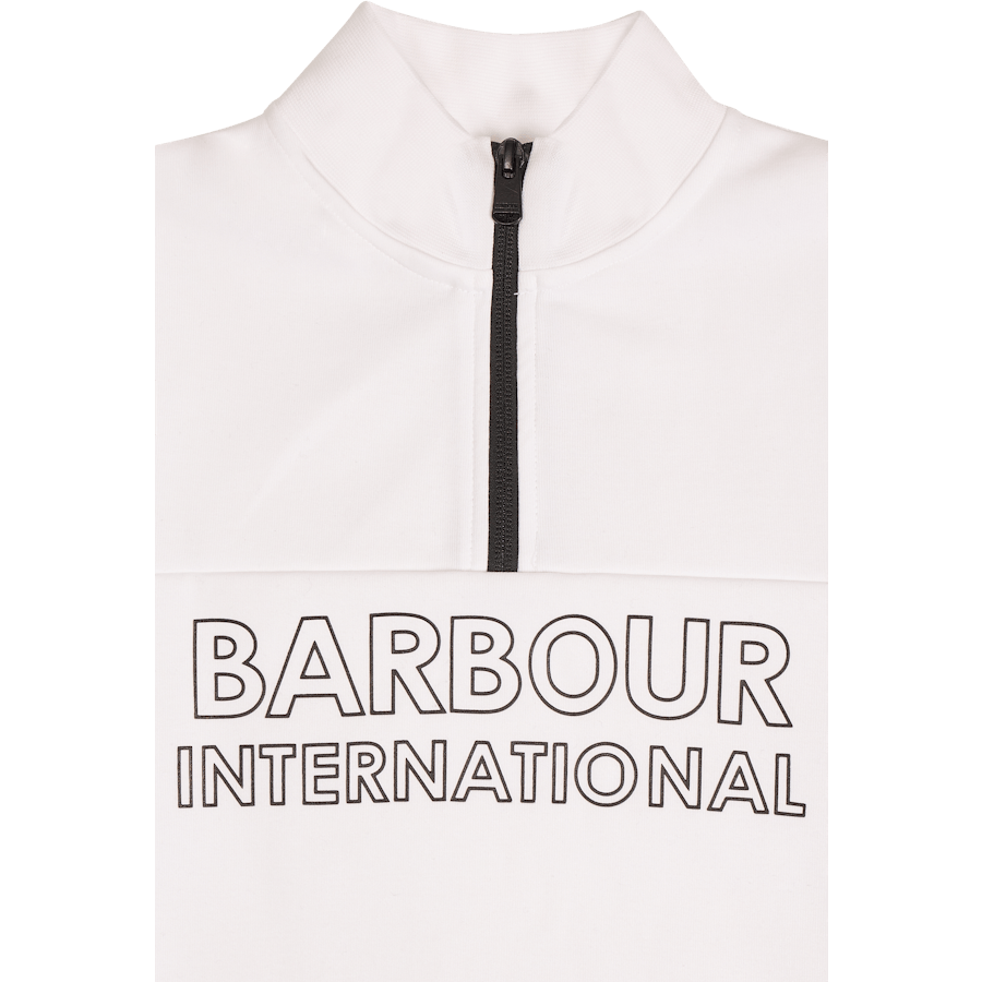 B.intl Halt Half Zip Garçon Blanc