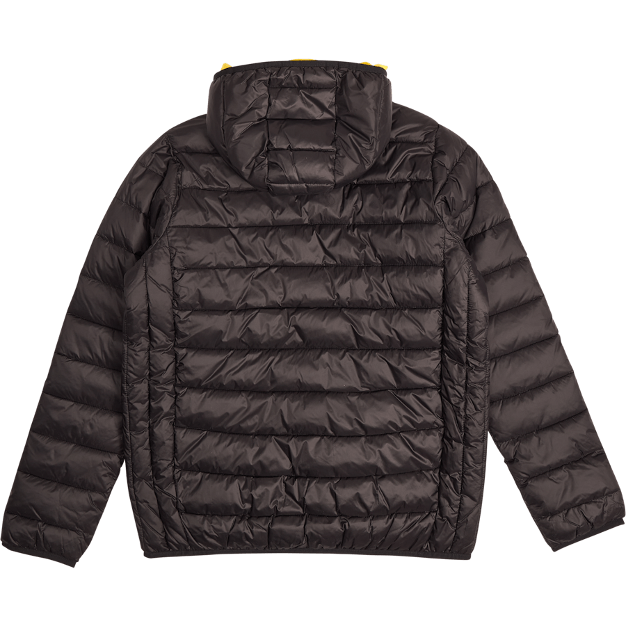 B.intl B Ouston Hooded Quilt czarny/żółty