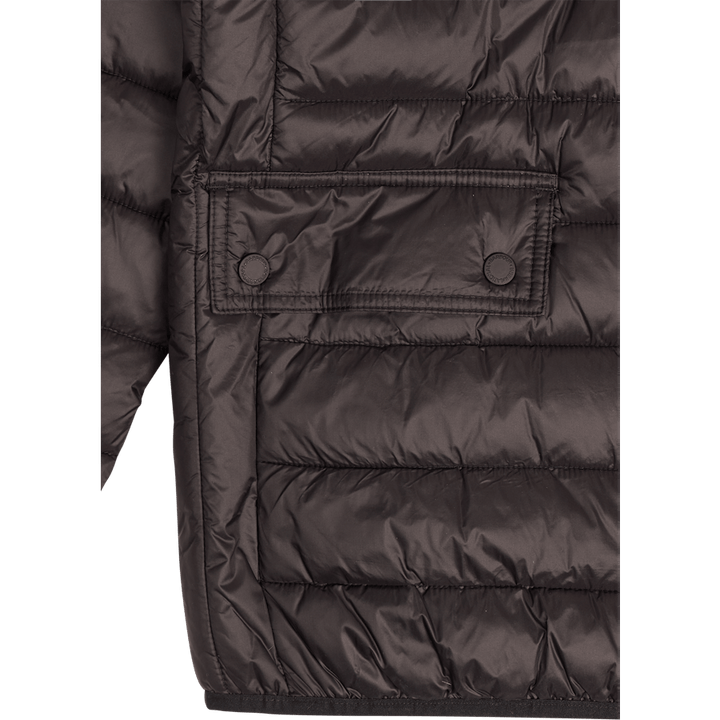 B.intl B Ouston Hooded Quilt czarny/żółty