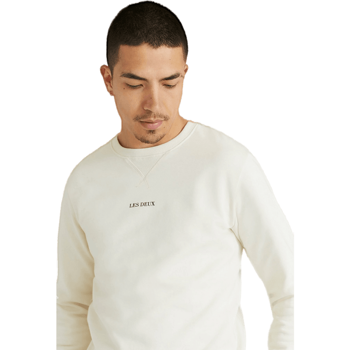 Sweat-shirt Lens Ivoire/noir