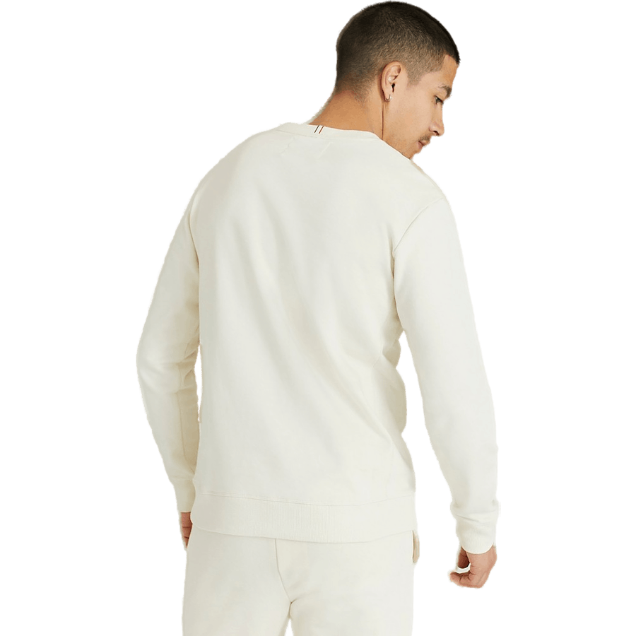 Sweat-shirt Lens Ivoire/noir