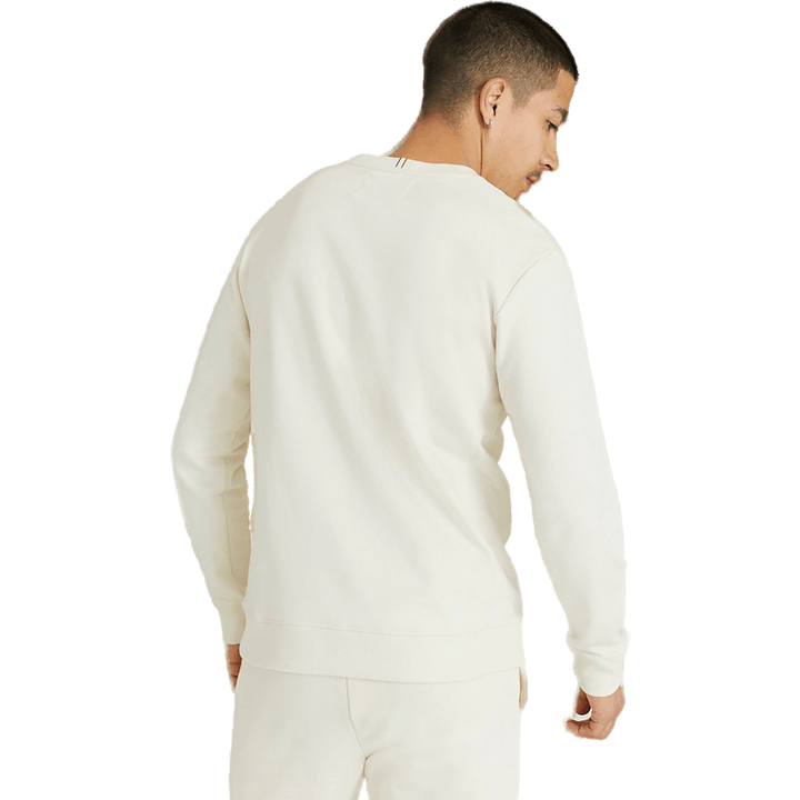 Sweat-shirt Lens Ivoire/noir