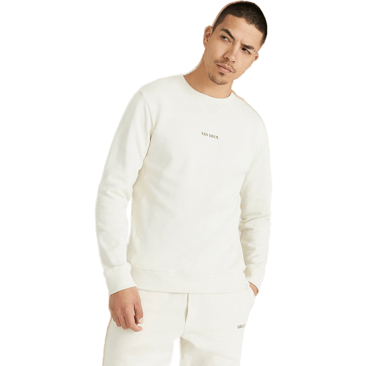 Sweat-shirt Lens Ivoire/noir