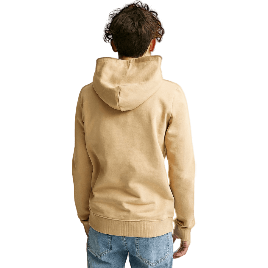 Petit sweat à capuche monogramme Tawny Sand