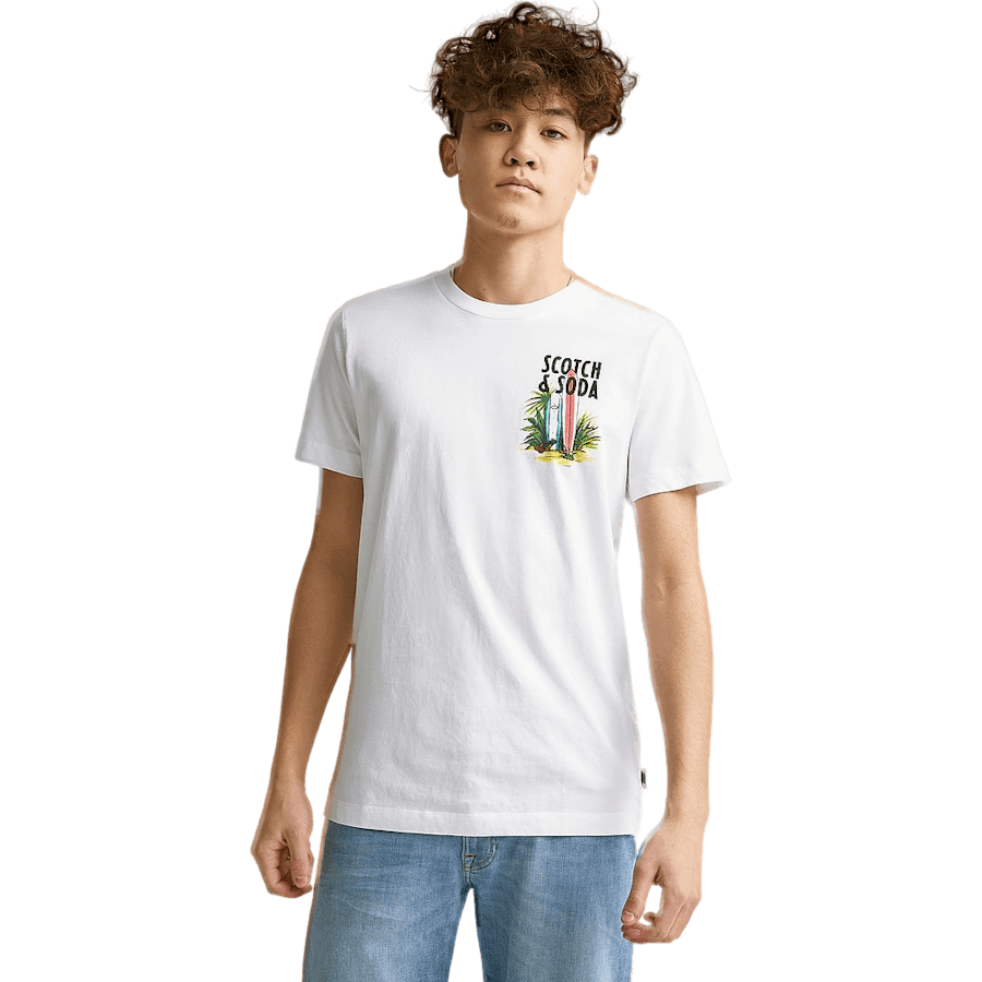 T-shirts blancs à manches courtes