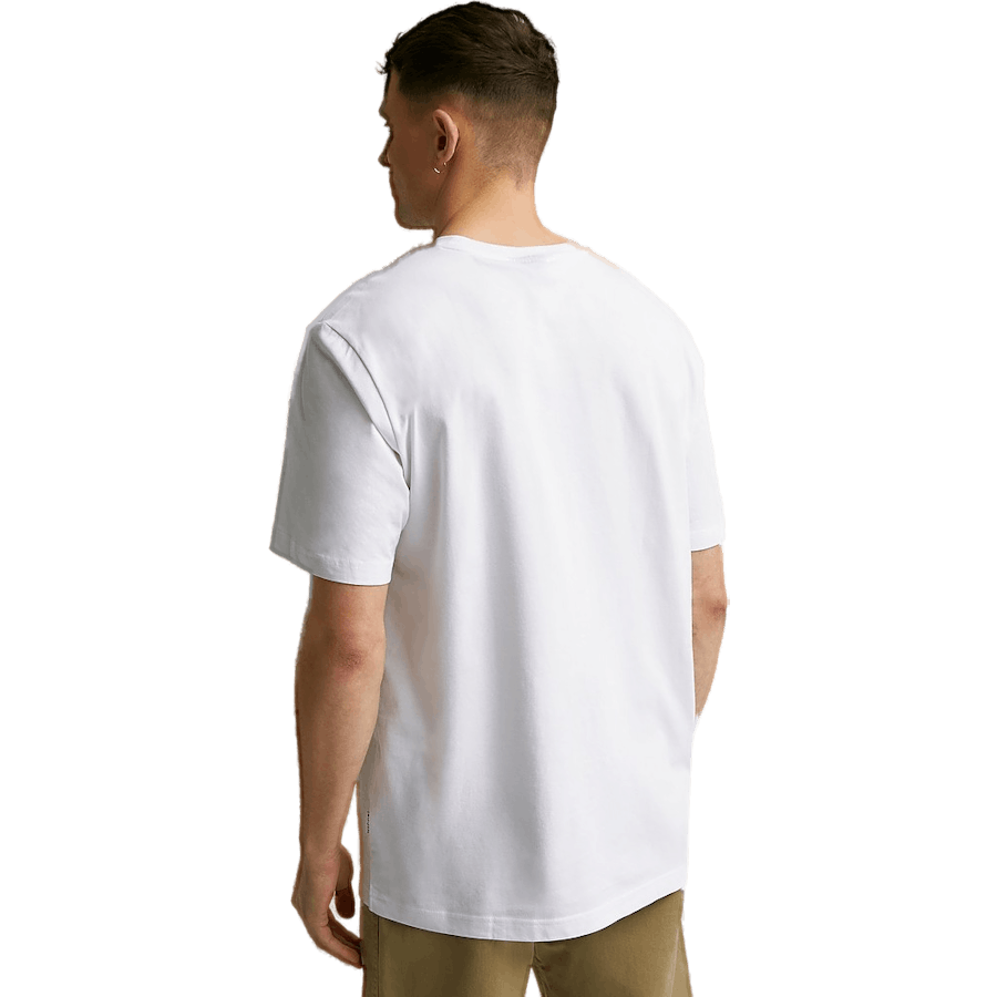 T-shirt marqueur blanc/moonstruck