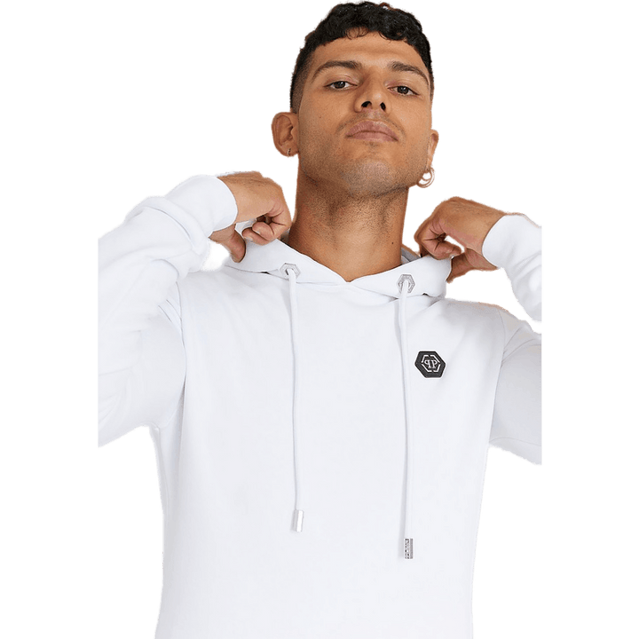 Sweat à capuche Institutionnel 01 Blanc