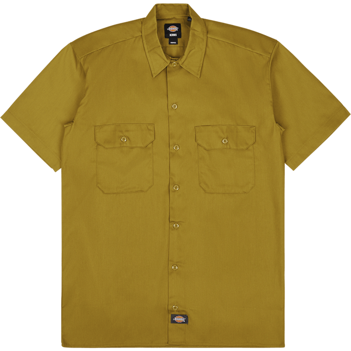 Chemise de travail SS Rec Vert Mousse