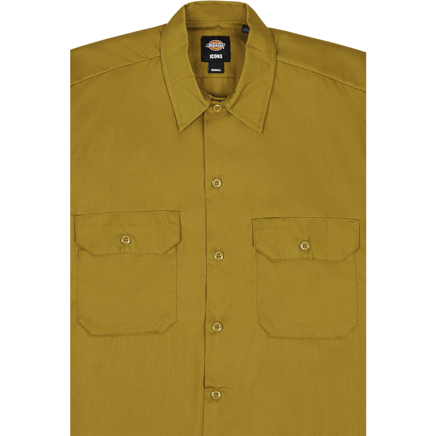 Chemise de travail SS Rec Vert Mousse