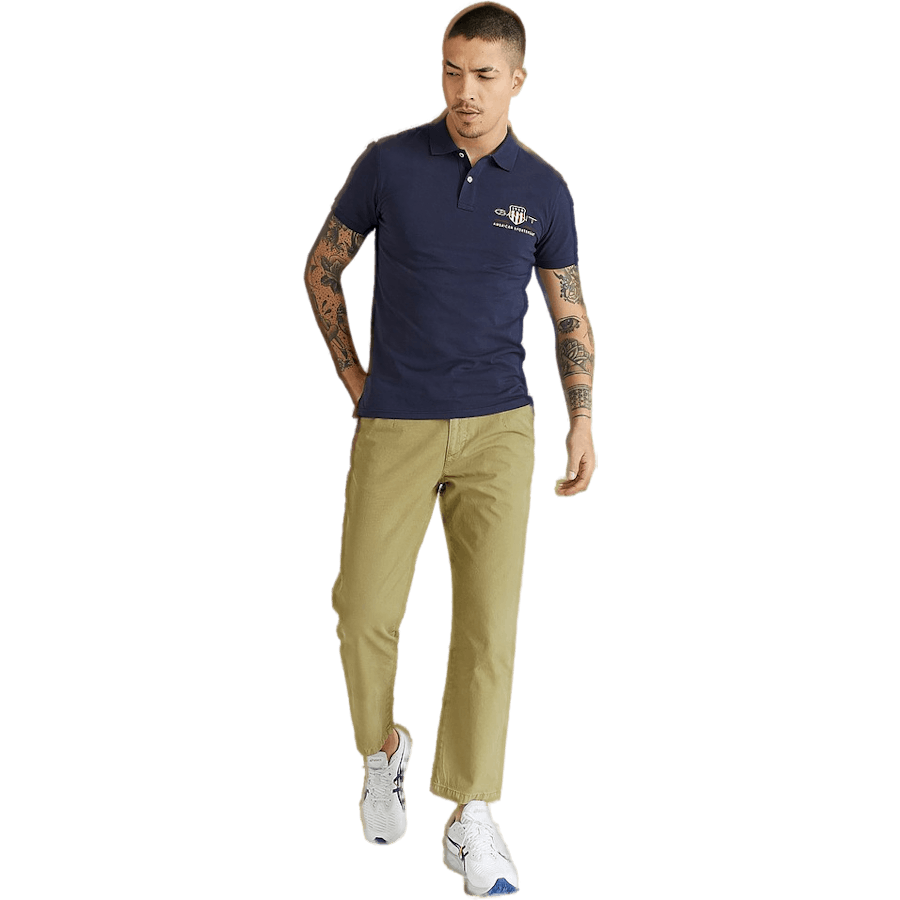 D1. Chino Hugger Vert Aloe