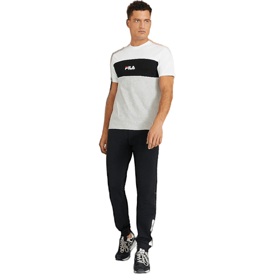 Uomo Anoki Blocked Tee Grigio chiaro melange Bros-bright