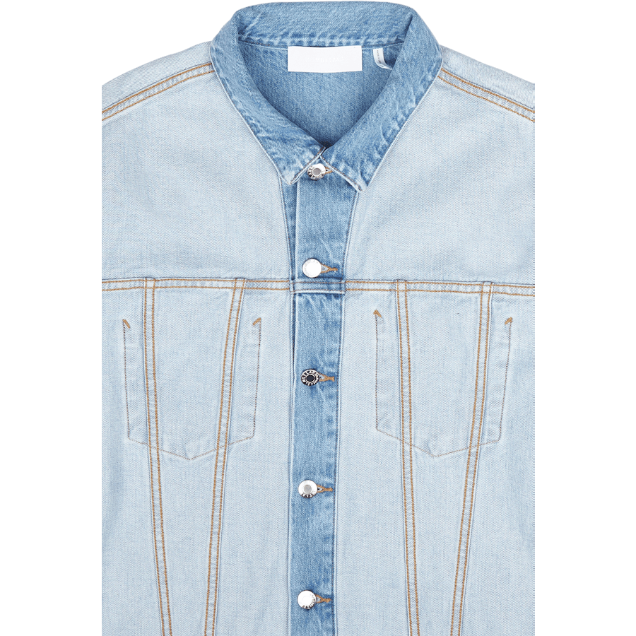 Reverse Trucker.insi Light Wash