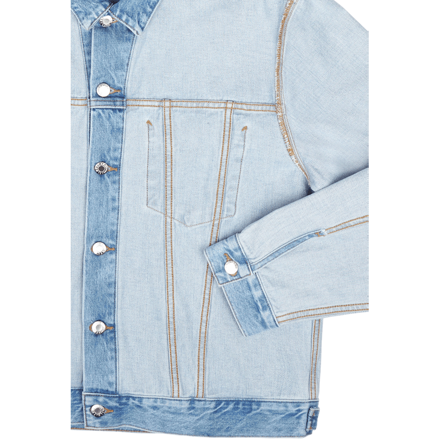 Reverse Trucker.insi Light Wash