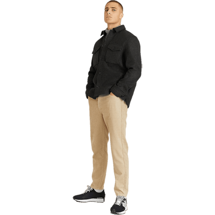 John Cable Roll Neck Gris chiné