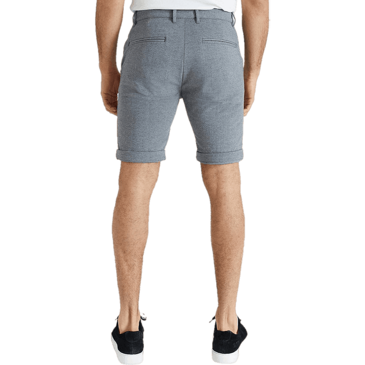 Short chino doux gris