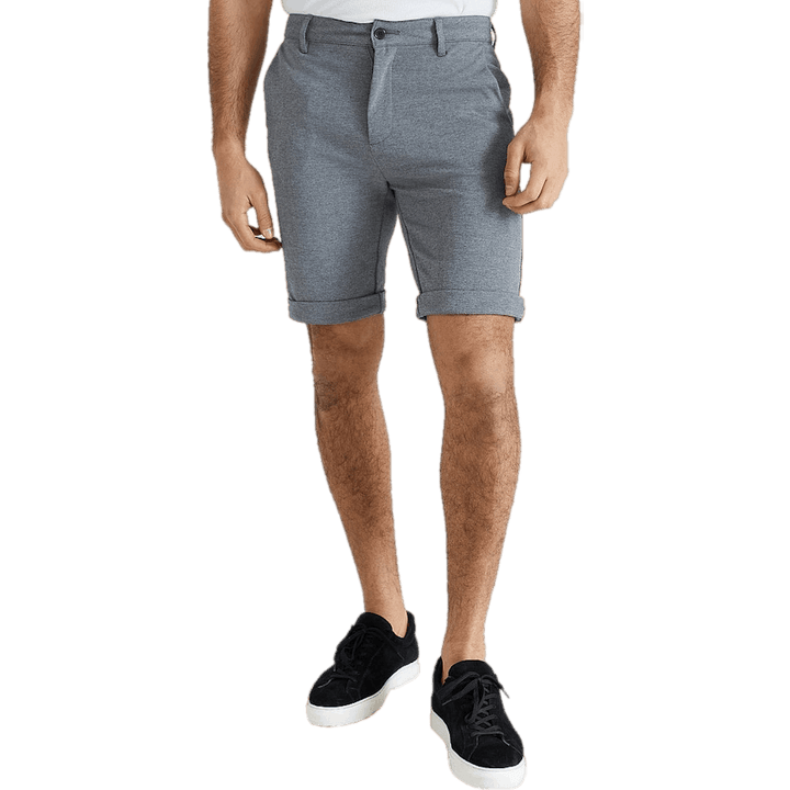 Short chino doux gris