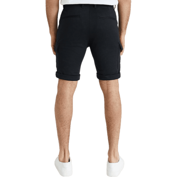 Short cargo souple noir