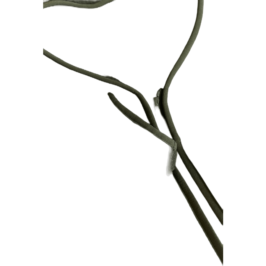 Capuche zippée en velours doux vert