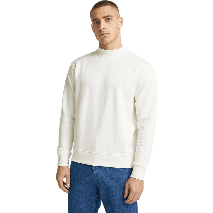 Sweat-shirt à côtes larges Coquille d'œuf