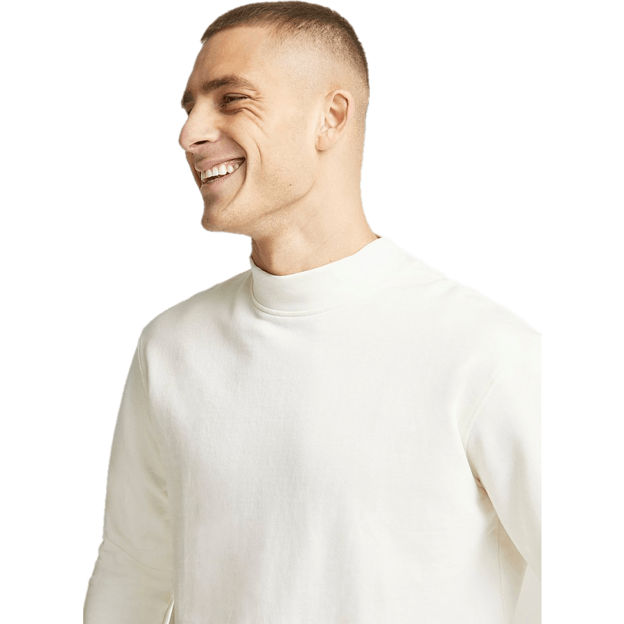 Sweat-shirt à côtes larges Coquille d'œuf