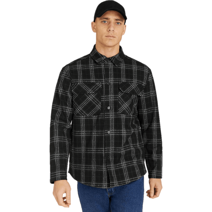 Lazy Overshirt Musta ruutu