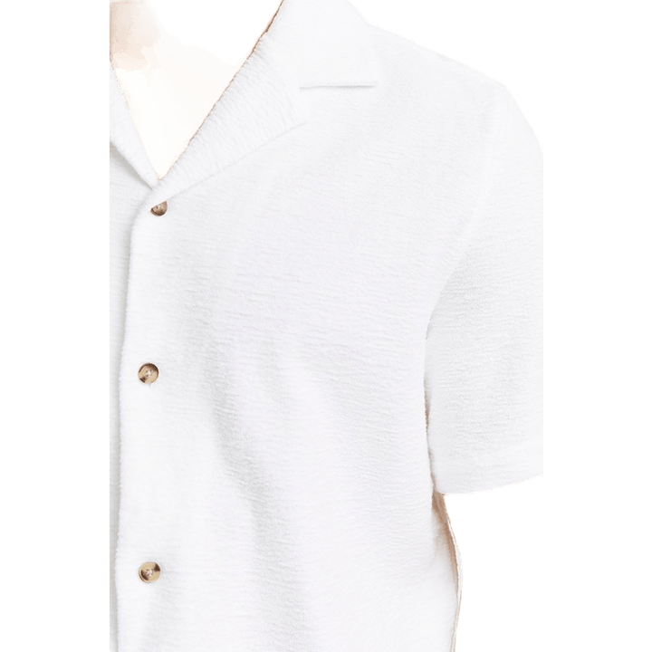 Krekls ar džempera struktūru Balts