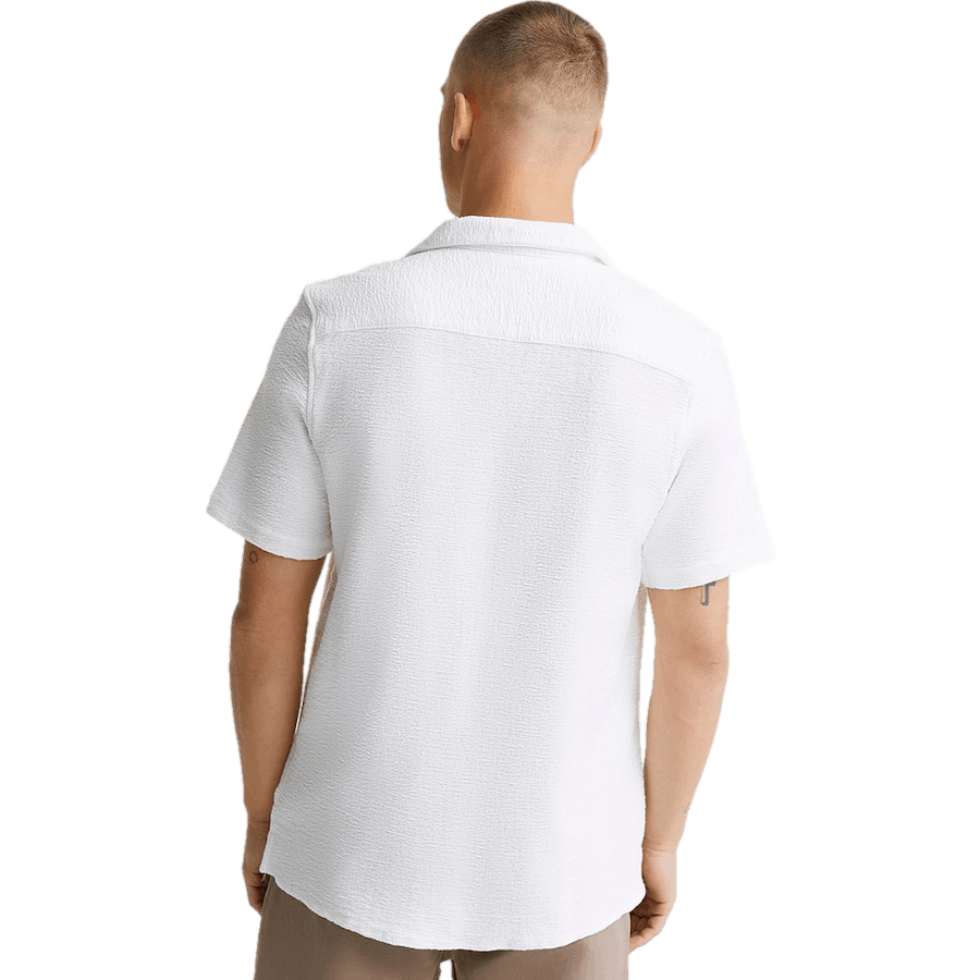 Krekls ar džempera struktūru Balts